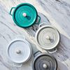 Cast Iron, 5.5 qt, Round, Dutch Oven, Turquoise, small 3