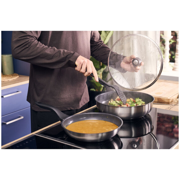Stream Ceramic, 28 cm Stainless steel Frying pan silver, large 4