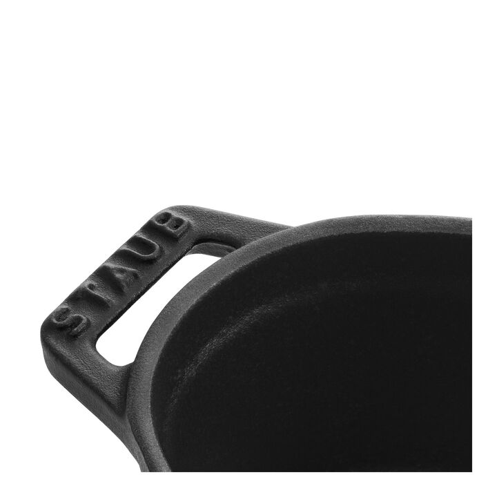 La Cocotte, Mini cocotte 11 cm, oval, Preto, Ferro fundido, large 4