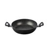 Vipiteno,  aluminum round Saucier and sauteuse with lid, black, small 4