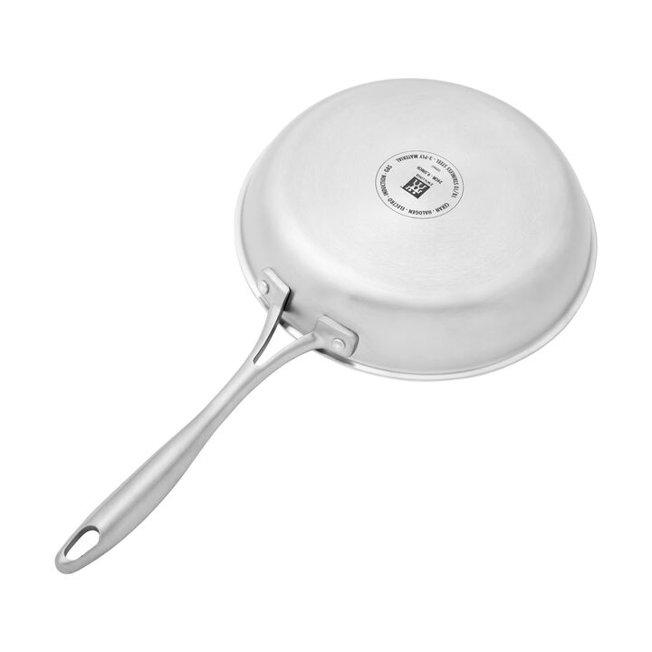 Spirit Stainless, 3 Ply, 9.5-inch, 18/10 Stainless Steel, Frying Pan With Glass Lid, large 4