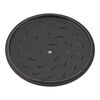 La Cocotte, 3.6 l cast iron round French oven rooster, dark-blue, small 4