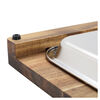 BBQ+, 17-inch x 14-inch Cutting Board With Tray, Acacia , small 10
