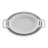 Stoneware, 2-pc, Oval Baking Dish Set, White, small 1