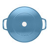 Braisers, 3.7 l cast iron round Saute pan Chistera, ice-blue, small 3