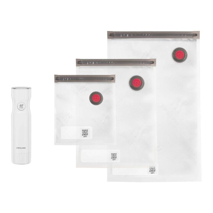 Fresh & Save, Pump and Bag Set, S/M/L / 4-pc, White, large 1
