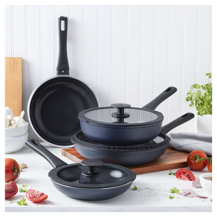 Enlightened, 7-pc, Aluminum, Pots And Pans Set Ceramic Non-stick Coating, large 2