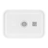 Fresh & Save, L Flat, Vacuum Lunch Box, Plastic, White-Grey, small 3