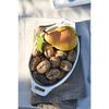 Ceramique, 400 ml ceramic oval baking dish, white, small 5
