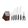 Definition, 7-pcs, Knife block set, brown, small 3