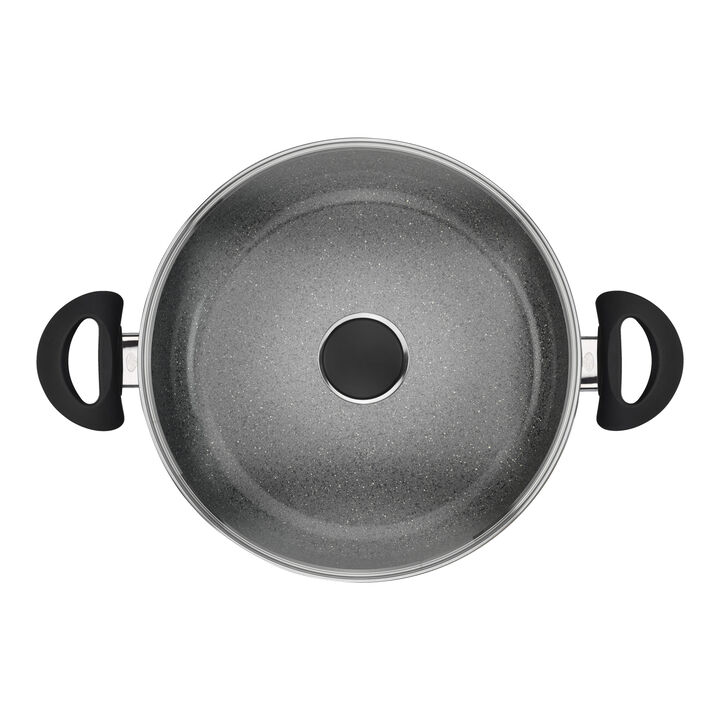 Bari, Servierpfanne mit Deckel, 28 cm, Aluminium, Keramische Antihaftbeschichtung, large 2