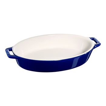 Fırın Kabı | seramik | 23 cm | Koyu Mavi,,large 1