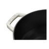 La Cocotte, Cocotte fiocco di neve rotonda - 24 cm, tartufo bianco, small 7