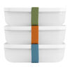 Fresh & Save, Vacu&uuml;m broodtrommelset, L plat / 6-delig, Kunststof, semitransparant-Grijs, small 3