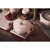 La Cocotte, Cocotte 20 cm, Herz, Sorbet rose, Gusseisen, small 7