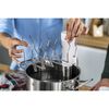 ENFINIGY, Set per cottura sous-vide con griglia e coperchio, 3-pz. / 24cm, nero / argento, Acciaio, small 2