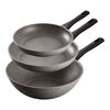 Terreno, 3 Piece aluminum Frypans and Wok Set, small 1