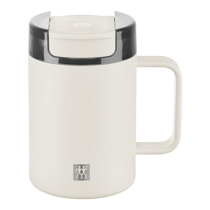 Thermo Plus, Thermokrus, 380 ml, Rustfrit stål, Fløde, large 2