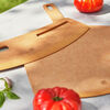 BBQ+, 2-pc Pizza Peel And Cutter Set, Fiber Wood , small 9