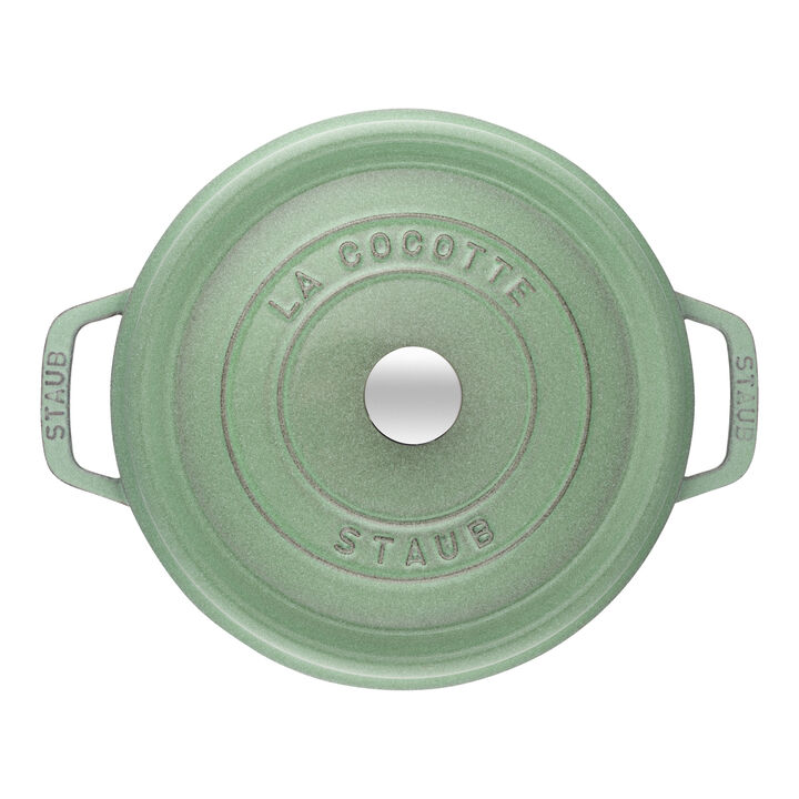 La Cocotte, 6.75 l cast iron round Cocotte, sage, large 2