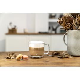 2 Piece, Cappuccino set, transparent