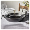 Cast Iron, 3.5 qt, Braiser With Glass Lid, Matte Black, small 4