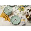 Dining Line, プレート フラット 15 cm, セラミック, セージグリーン, small 7