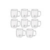 Sorrento Plus, 8 Piece, Espresso Mug Set - Value Pack, transparent, small 1