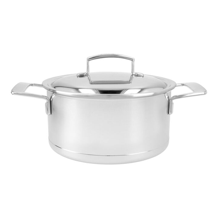 Silver 7, Kookpot met dubbelwandig deksel 22 cm / 4 l, large 1