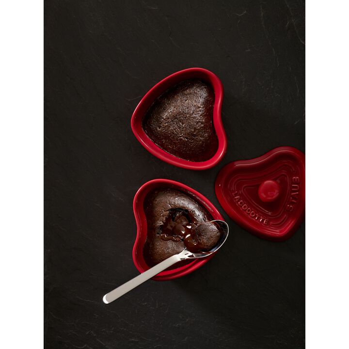 Ceramique, Mini braadpan 10 cm / 200 ml, Hart, Kersenrood, large 2