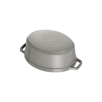 D&ouml;k&uuml;m Tencere | Grafit Gri | 15 cm | 600 ml | oval,,large 5