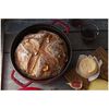 Cast Iron, 4 qt, Round, Cocotte, Cherry - Factory Second, small 3