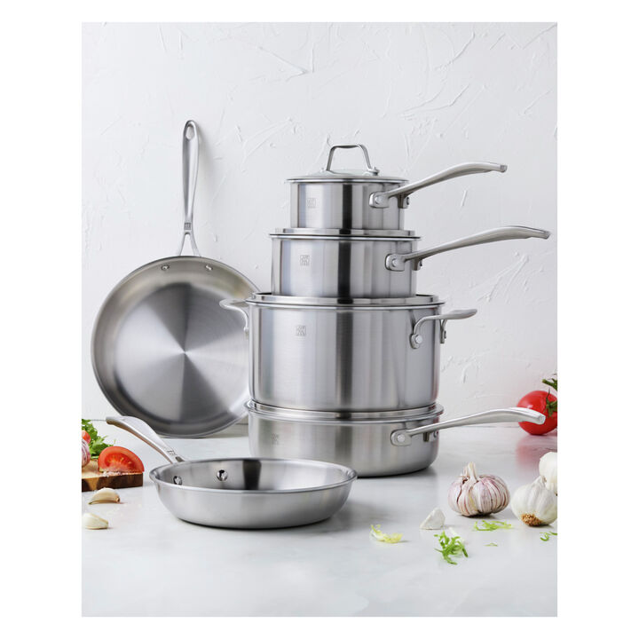 Spirit 3-Ply, 10-pc, Stainless Steel, Cookware Set, large 3
