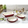 Stoneware, 9-inch, Pie dish, Cherry, small 2