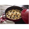 Braisers, Br&auml;ter mit Chistera Drop-Structure 24 cm, rund, Kirsch-Rot, Gusseisen, small 5