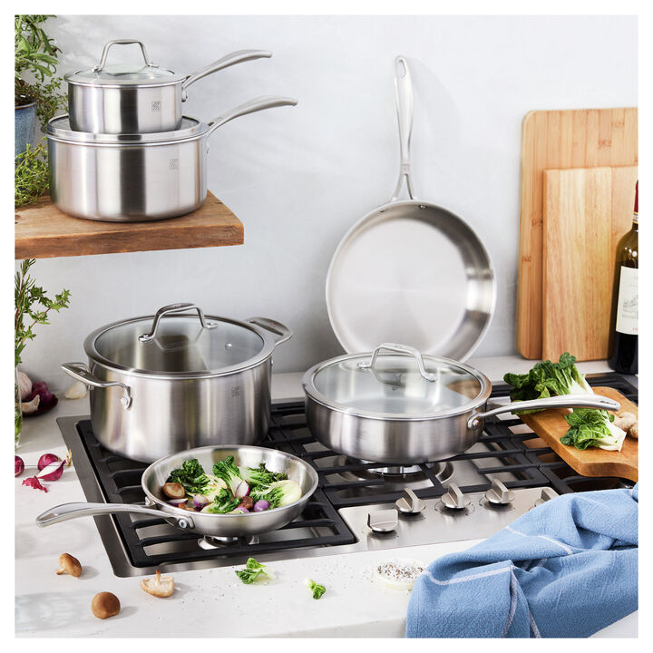 Spirit 3-Ply, 10-pc, Stainless Steel, Cookware Set, large 2