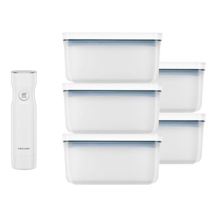 Fresh & Save, Meal prep bundel, 6-delig / M, kunststof, La-mer, large 1