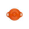 Mini D&ouml;k&uuml;m Tencere | Turuncu | 10 cm | 200 ml | yuvarlak,,large