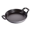 Cast Iron, 7.5-inch, Round, Gratin Baking Dish, Graphite Grey, small 1