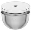 Fresh & Save BOWLS, Set di ciotole sottovuoto S/M/L / 6-pz., acciaio inox, bianco-acciaio, small 5