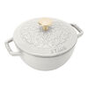 鋳物ホーロー鍋, Wa-NABE・フレンチオーブン リリー 16 cm, 鋳鉄, small 1