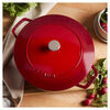 La Cocotte, 4.8 l cast iron round French oven, cherry, small 9