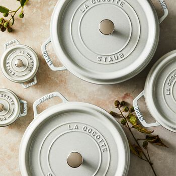 D&ouml;k&uuml;m Tencere | Tr&uuml;f Beyazı | 24 cm | 3,7 l | yuvarlak,,large 6