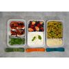 Fresh & Save, Vacu&uuml;m broodtrommelset, L plat / 6-delig, Kunststof, semitransparant-Grijs, small 9