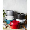 La Cocotte, 4 qt, Round, Cocotte, French Blue, small 8