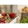 Bellamonte, Cocotte rotonda - 24 cm, rosso, small 10