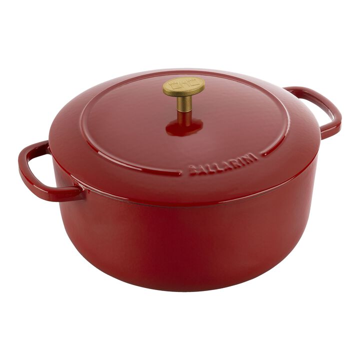 Bellamonte, Cocotte 24 cm / 4 l, Rond, Rood, large 1