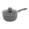 Parma Plus,  aluminum round Sauce pan with lid, grey, small 1