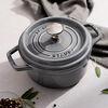 La Cocotte, Gryta 16 cm / 1,25 l, Rund, Grafitgr&aring;, Gjutj&auml;rn, small 5
