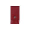 CLASSIC, 3-pcs Leather Snap fastener case red, small 2